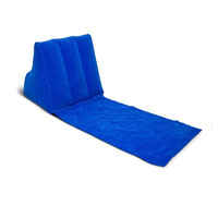 CSP-014 aufblasbares Luftbett mit Kissen aufblasbar tragbar im Freien Reisen Strandgebrauch aufblasbares Dreieck-Kissen