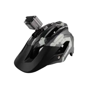 Destacável brim integrado adulto mountain bike capacete de bicicleta de estrada