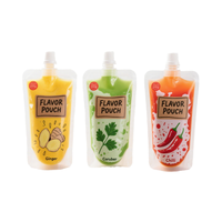 Sachet Doypack personnalisé avec bec verseur pour liquides, 100ml, 200ml, 300ml, pour boissons