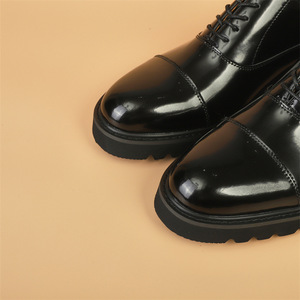 Zapatos Oxford Clásicos de Negocios de Cuero, Zapatos de Vestir Formales con Cordones de Cuero Genuino para Hombre - Product Image 4