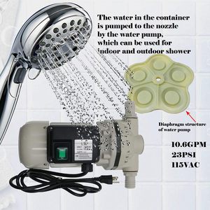 Bomba de diafragma de 10.6 GPM, 115 VCA, 23 PSI, con salida de 1 pulgada, autocebante, eléctrica, para riego. - Product Image 5