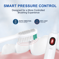 Brosse à dents électrique Rotasonic Premium 5 en 1, oscillation sonique, rotation 60 °   Capteur de pression LCD Sweep IPX8 OEM ODM