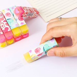 Gommes en forme de cœur colorées en gros – Fournitures scolaires pour étudiants, gommes à crayon douces et mignonnes pour enfants, examens et dessins - Product Image 3