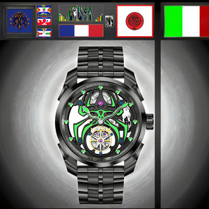 Reloj Knight 6802 con Logotipo Personalizado, Diseño Esqueleto, Deportivo, de Lujo, Movimiento Tourbillon Miyota, Automático, Resistente al Agua, con Manecillas Luminosas - Product Image 3