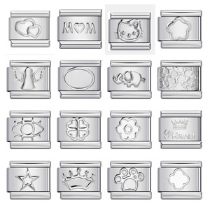 Accesorios DIY de 9 mm, Pulseras de Joyería Modulares Hechas a Mano con Cuentas Italianas Elásticas, Resistentes al Agua, de Acero Inoxidable para Hombres y Mujeres - Product Image 3
