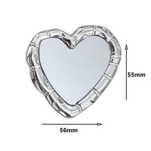 Accesorios para Teléfono Móvil con Espejo de Corazón y Amor, Decoración de Diamantes, Perlas y Flores, Colgantes para Teléfono Móvil, Venta Caliente 2025 - Product Image 4