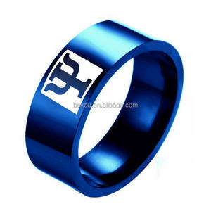 联谊会兄弟会希腊字母Psi戒指不锈钢标签俱乐部戒指礼品 - Product Image 5