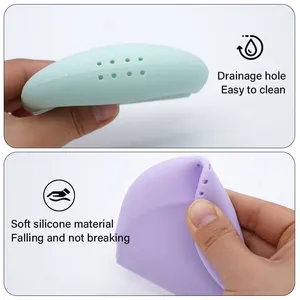 Dentistry Silicone Denture Case Mouth Guard Orthodontic Container <b>Storage</b> Invisible Braces <b>Storage</b> Clean Box Oral Care Hygiene - Product Image 5