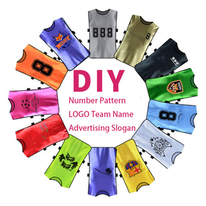 Oem Fabriek Custom Logo Voetbal Training Vest Voetbal Bibs Mesh Scrimmage Vesten Voor Volwassenen Kinderen Voor Winter Zomersport - Product Image 2