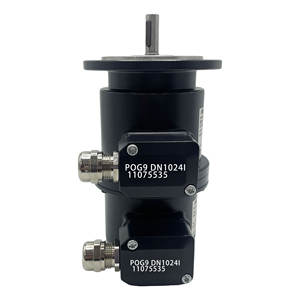 Encodeur incrémental robuste POG9 DN1024I 11075535 1024 PPR IP56 9-30V DC à montage sur bride DIN, signal inversé HTL pour applications industrielles - Product Image 2