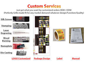 Barbecue à gaz commercial d'intérieur, <span class=keywords><strong>plancha</strong></span> plate, 3 brûleurs, revêtement en poudre métallique - Product Image 4