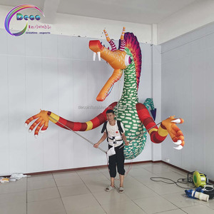 Costume <span class=keywords><strong>gonflable</strong></span> amusant et polyvalent de marionnette de <span class=keywords><strong>dragon</strong></span> de dessin animé conçu sur mesure - Product Image 3