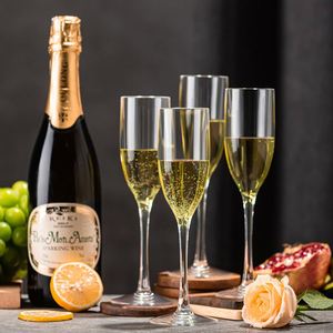 Lot de 16 flûtes à champagne en plastique transparent, verres à vin en acrylique incassables, gobelets réutilisables pour les célébrations de mariage - Product Image 6