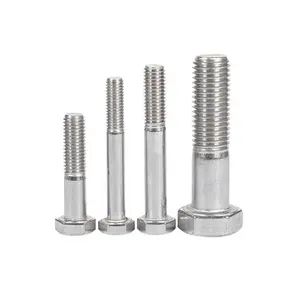 Fasteners Manufacturers Din931 Stainless Steel Electric Galvanized M8 Hex Head Bolts Bolt Galvanized