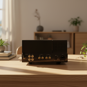 Amplificateur à tubes HiFi MINI 7 12W*2 Stéréo <span class=keywords><strong>EL84</strong></span> 12AX7 Classe A Ultra Linéaire 5.0 AUX pour Aluminium 4/8Ohm Bureau Domestique - Product Image 4