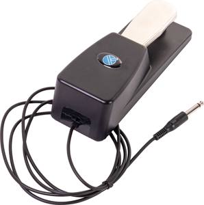 QUIK LOK - PSP/125, Pédale de sustain pour piano, Contact momentané, Commutateur de sélection de mode, Revêtement en caoutchouc, Câble de 1,8 m, Prise de 6,3 mm, Noir - Product Image 3