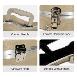 Estuche para violín o <span class=keywords><strong>ukelele</strong></span> musical de plástico ABS OEM Estuche ABS para guitarra soprano de cuatro cuerdas pequeño para <span class=keywords><strong>ukelele</strong></span> de 21 pulgadas - Product Image 6