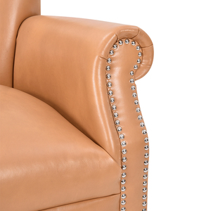 เก้าอี้วางแขนพับได้แบบยุโรปหรูหรามีที่วางแขนแบบมีปีกด้านหลังหรูหรามีมาตรฐานคุณภาพสูงสำหรับห้องนั่งเล่นห้องนอนโรงแรมอพาร์ทเมนต์ - Product Image 5