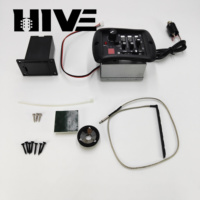 HIVE Micro Piezo pour Guitare Acoustique avec Égaliseur 3 Bandes (Bas/Moyen/Haut) et Préampli, pour Guitare Folk, avec Contrôle de 12 dB
