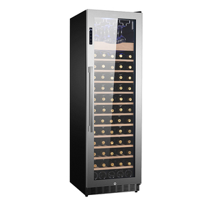 Refroidisseur de boissons à porte en verre en acier inoxydable sous le comptoir intégré avec refroidissement pour le stockage du - Product Image 3