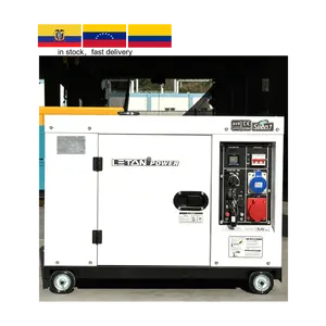 Leton Generador De Energia Electrica 10kw Eenfase Luchtgekoelde Stille Type Diesel Generator 10kw Generator Voor Ecuador 60Hz