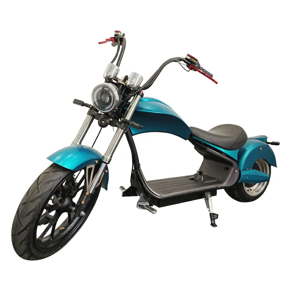 2022 New citycoco 3000w electric scooters moped motorcycles 4000w e chopper for adult 30ah battery 17inch tyre