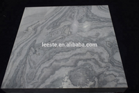 Dalles de marbre en bois bleu, carreaux de coupe croisée, populaires en chine
