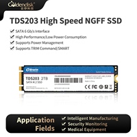 SSD Internal Industri Baru M.2 SATA 3.0 2TB 2280 Kecepatan Tinggi 543MB/s Baca