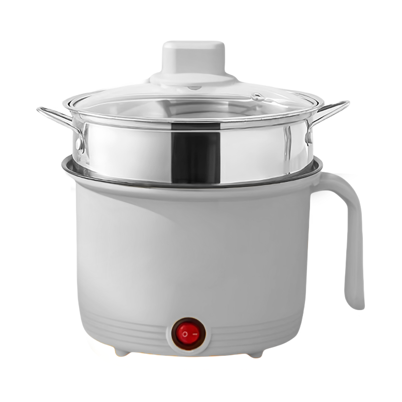 White-SS Steamer(Non-stick/Stainless steel  inner pot)