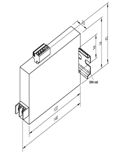 Transducteur de tension CA monophasé JD194-BS4U avec sortie analogique pour mesures électriques JD194-BS4U - Product Image 1
