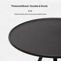 Table pliante ronde d'extérieur, portable, facile à ranger, petite, réglable, table de camping, trépied, style de vie, loisirs, mobilier d'extérieur