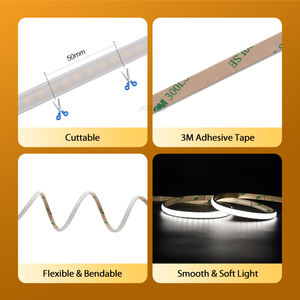 ไฟนีออน LED สีขาว 24V แบบยืดหยุ่น SMD 2835 160LEDs ปรับความสว่างได้ สายซิลิโคน - Product Image 5