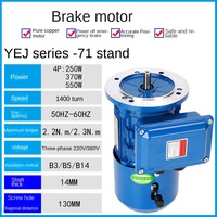 Moteur asynchrone triphasé à frein électromagnétique GB, bobine en cuivre pur, frein à coupure de courant vertical/horizontal, moteur inverseur