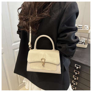 Sac à main carré de haute qualité en gros, couleurs contrastées, sac pour femmes, nouveau modèle 2026, léger, bandoulière, sac porté épaule - Product Image 4