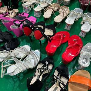 Sandalias de Tacón S14 para Verano, Precio Económico, Venta al por Mayor, Suela de PVC, Sandalias Planas Mixtas, Sandalias de Plataforma para Verano - Product Image 3