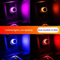 Lámpara LED USB Mini para Auto 2026, Decorativa, de Plástico, para Ambiente Interior, Fácil Instalación, Portátil, Plug and Play
