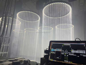 2025 Factory Nightclub Lights Lifting Decken ring Beam Pixel - Product Image 4