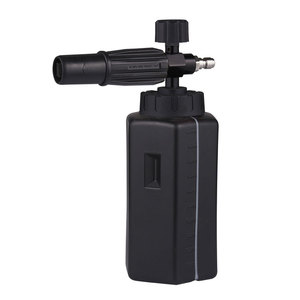 Canon à mousse antirouille entièrement noir Machine de lavage de voiture à vapeur à <span class=keywords><strong>haute</strong></span> <span class=keywords><strong>pression</strong></span> Nettoyeur de voiture Lance à mousse de neige à grande bouche - Product Image 1