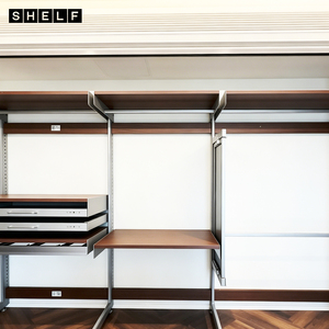 Armadio Moderno Minimalista in Acciaio Fai-da-Te, Facile da Montare, Autoportante o Sospeso, Arredamento per Camera da Letto |   2,4 m/7 piedi 10 pollici [Funzionale] - Product Image 1