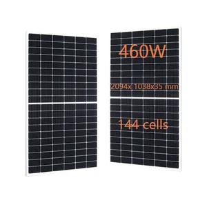 China Supplier Monocrystalline 460w Solar Power Panel For House