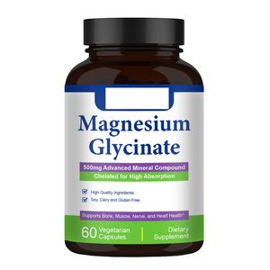 Paquet OEM de soutien de santé pour la relaxation musculaire et un sommeil réparateur Capsules de <span class=keywords><strong>magnésium</strong></span> Glycinate <span class=keywords><strong>Mag</strong></span> Capsules - Product Image 1