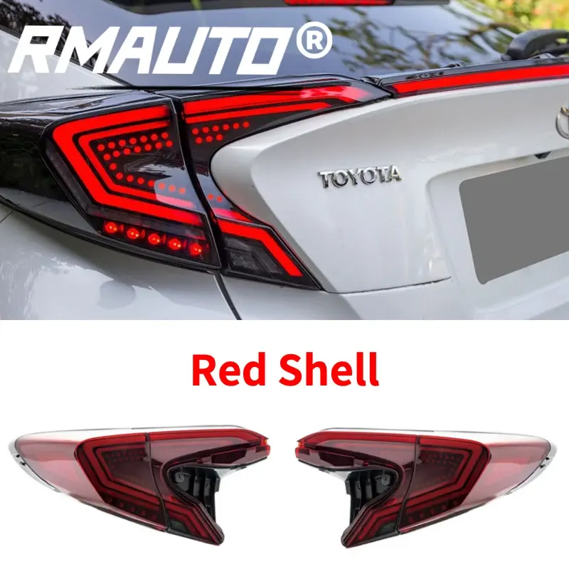 Conjunto de luz trasera roja