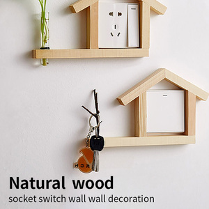 Naturele — décorations murales en bois, avec cadre personnalisé, pour la maison, art pour enfants, 2020 - Product Image 3