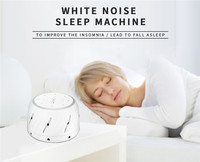 Machine à bruit blanc intelligente avec lumière respirante, protection contre le bruit, aide au sommeil pour adultes, véritable ventilateur intégré, machine à bruit blanc sans boucle