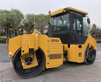 Vente Flash XD103 Rouleau compresseur hydraulique à double tambour de 10 tonnes pour la construction routière et municipale