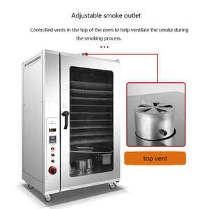 Ahumadero eléctrico de acero inoxidable atún ahumado negocios ahumado pescado ahumado hornos ahumadores Casa de humo <span class=keywords><strong>horno</strong></span> máquina ahumada EJIN - Product Image 5