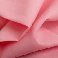 Tissu en coton biologique de viscose mélangé de lin de haute qualité pour les robes de chemise de printemps et d'été pour filles de poids moyen
