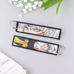 Porte-clés en tissu tissé d'<span class=keywords><strong>anime</strong></span> Inuyashaed, porte-clés en tissu Gintama, porte-clés <span class=keywords><strong>Soul</strong></span> <span class=keywords><strong>Eater</strong></span>, accessoire de bureau - Product Image 3
