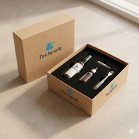 Ensemble de boîtes en papier et porte-gobelets personnalisés pour la restauration rapide, à emporter, pour poulet frit, sushi, desserts, en utilisant des matériaux recyclés