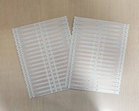 Circuit imprimé linéaire en aluminium LED personnalisé 1,5 mm 35 µm cuivre OSP pour modules d'éclairage